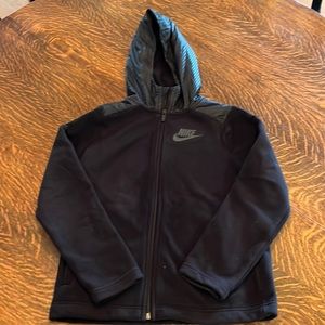 Boys Medium Black Nike Zip Jacket